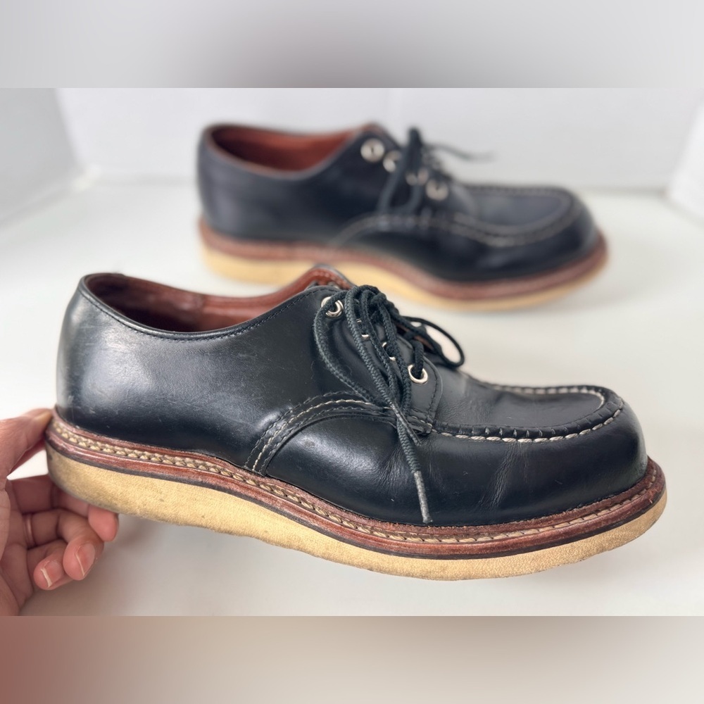 Red Wing Heritage 8106 Classic Oxford Moc Toe Shoes Made In USA US Mens Size 6.5